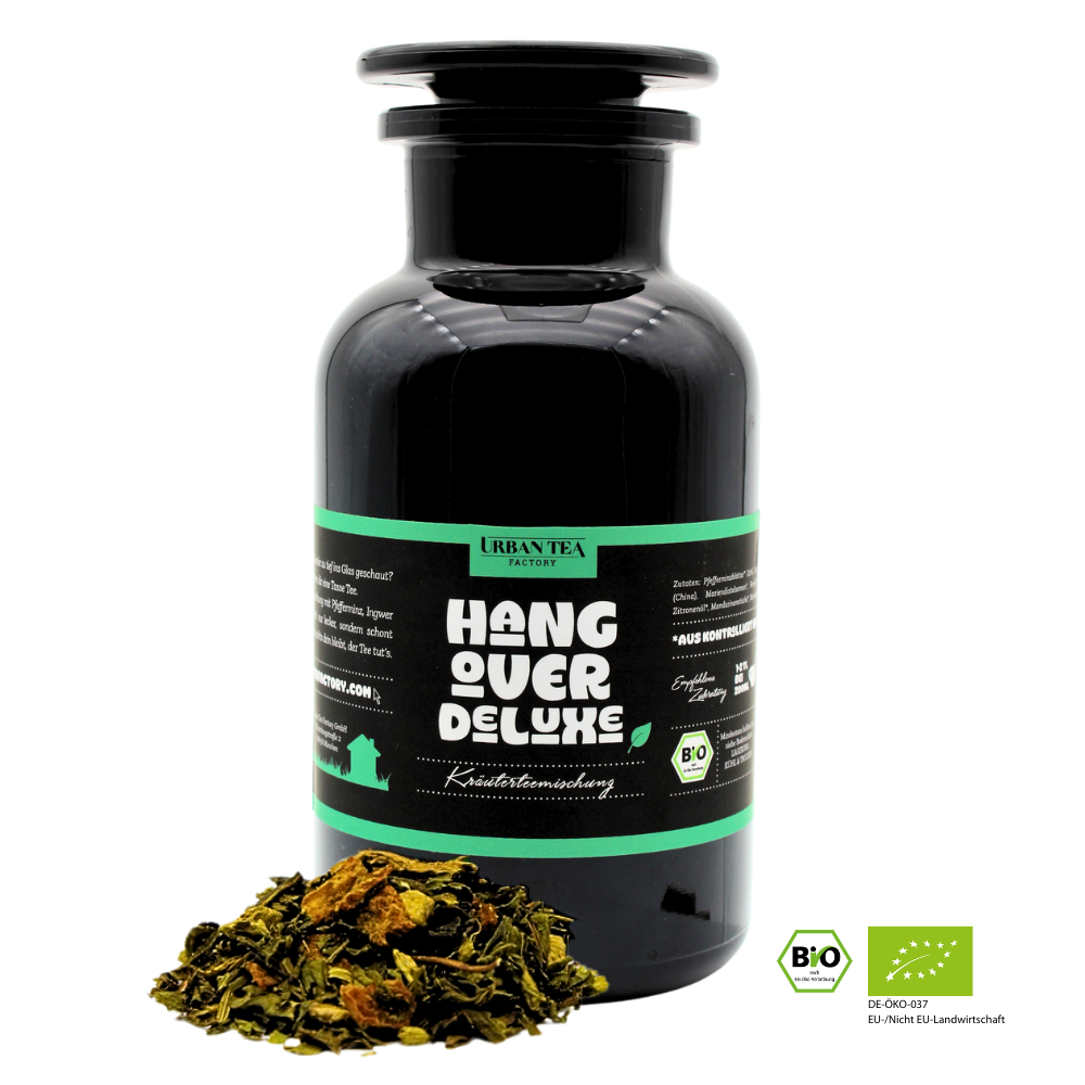Hangover Deluxe - Bio Kräuterteemischung - Buffetglas - 90g