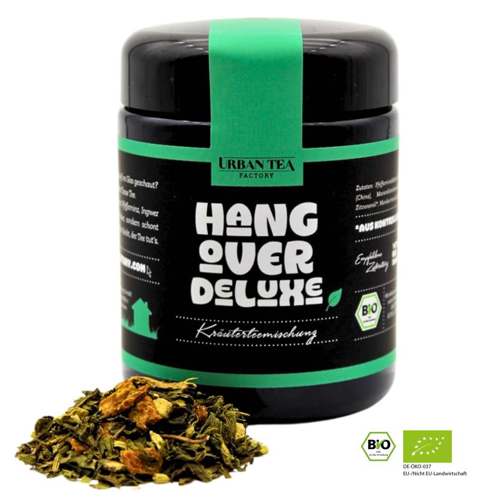 Hangover Deluxe - Bio Kräuterteemischung - 90g - Wachmacher-Moment