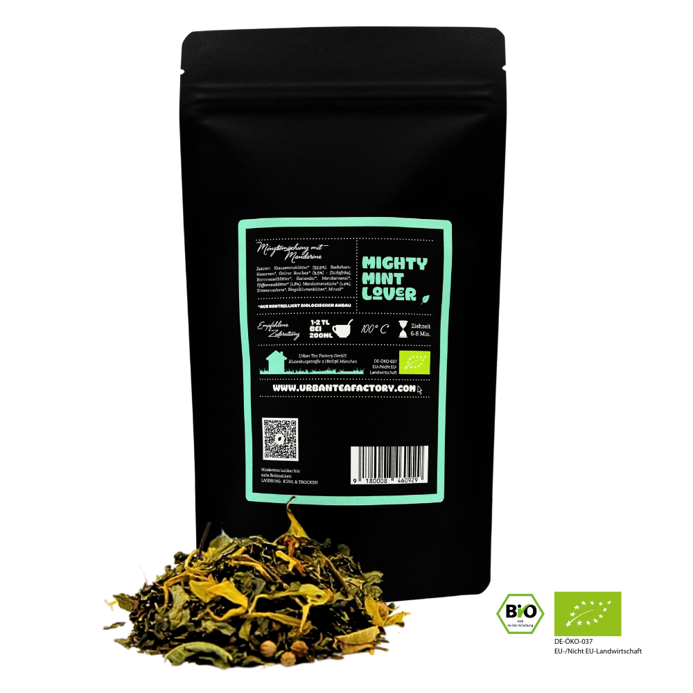 Mighty Mint Lover - Minzteemischung mit Mandarine - 70g - Bio