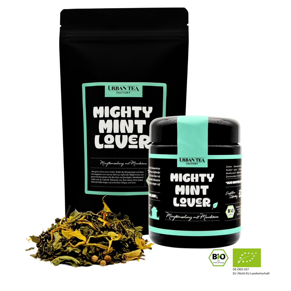 Mighty Mint Lover - Minzteemischung mit Mandarine - Set - Bio