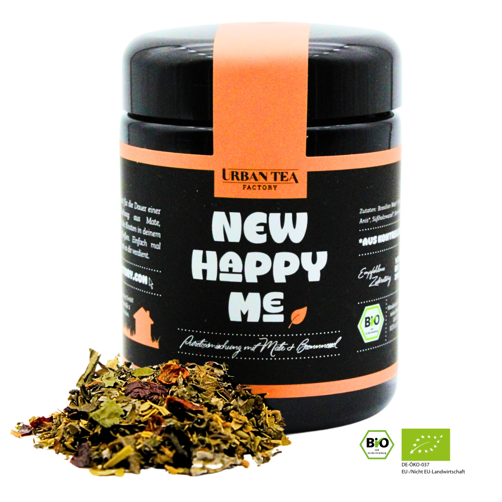 New Happy Me - Bio Puretoxmischung mit Mate & Brennnessel - 80g