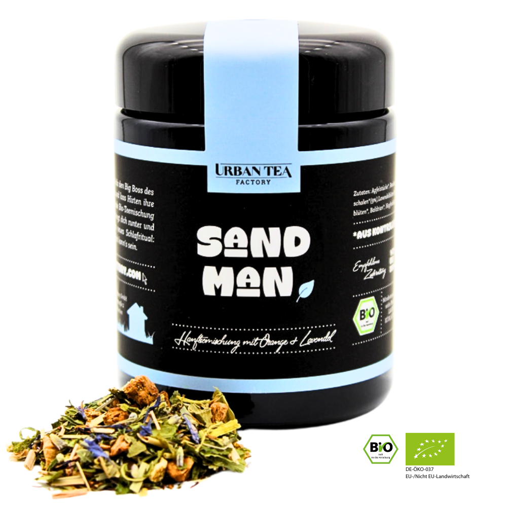 Sandman - Hanfteemischung mit Orange & Lavendel - 50g - Bio