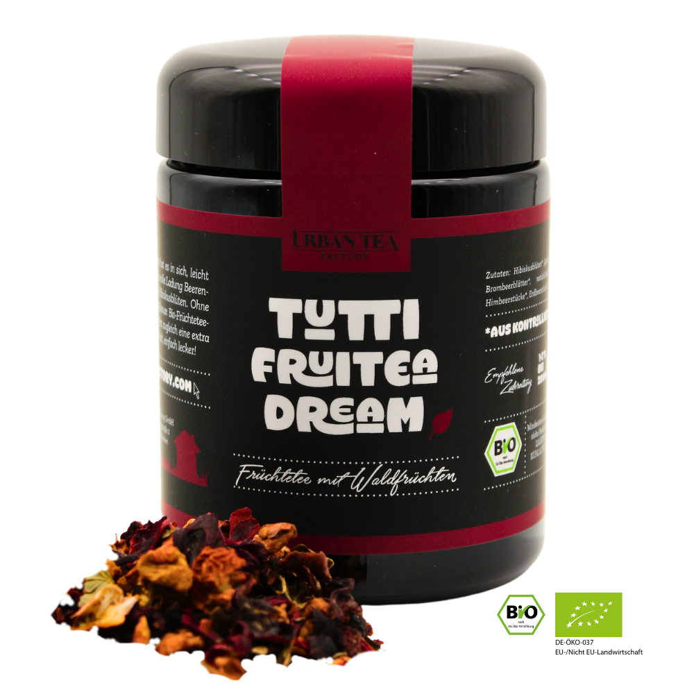 Tutti Fruitea Dream - Bio Früchtetee mit Waldfrüchten - 90g - Fruchtig-bunte Genussmomente