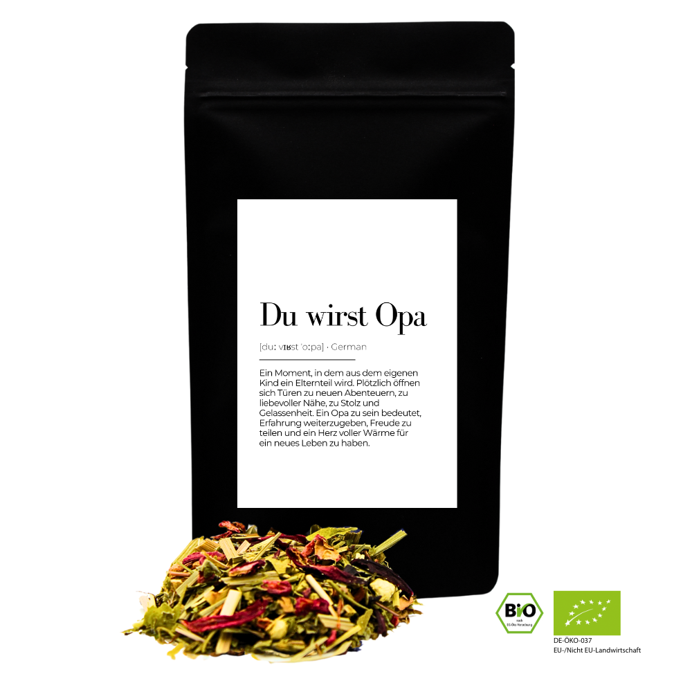 Bio Kräutertee - Du wirst Opa