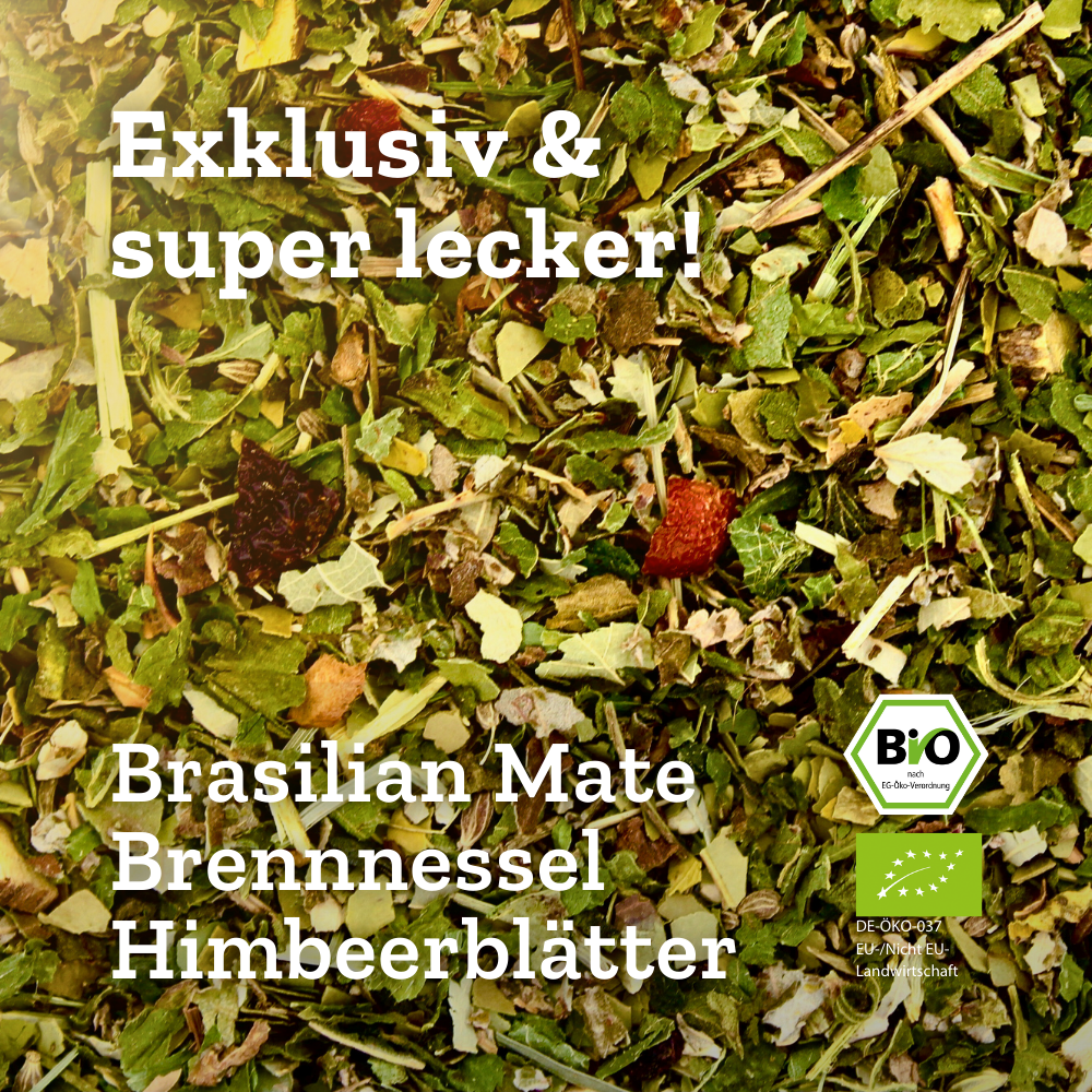 New Happy Me - Bio Puretoxmischung mit Mate & Brennnessel - Buffetglas - 80g