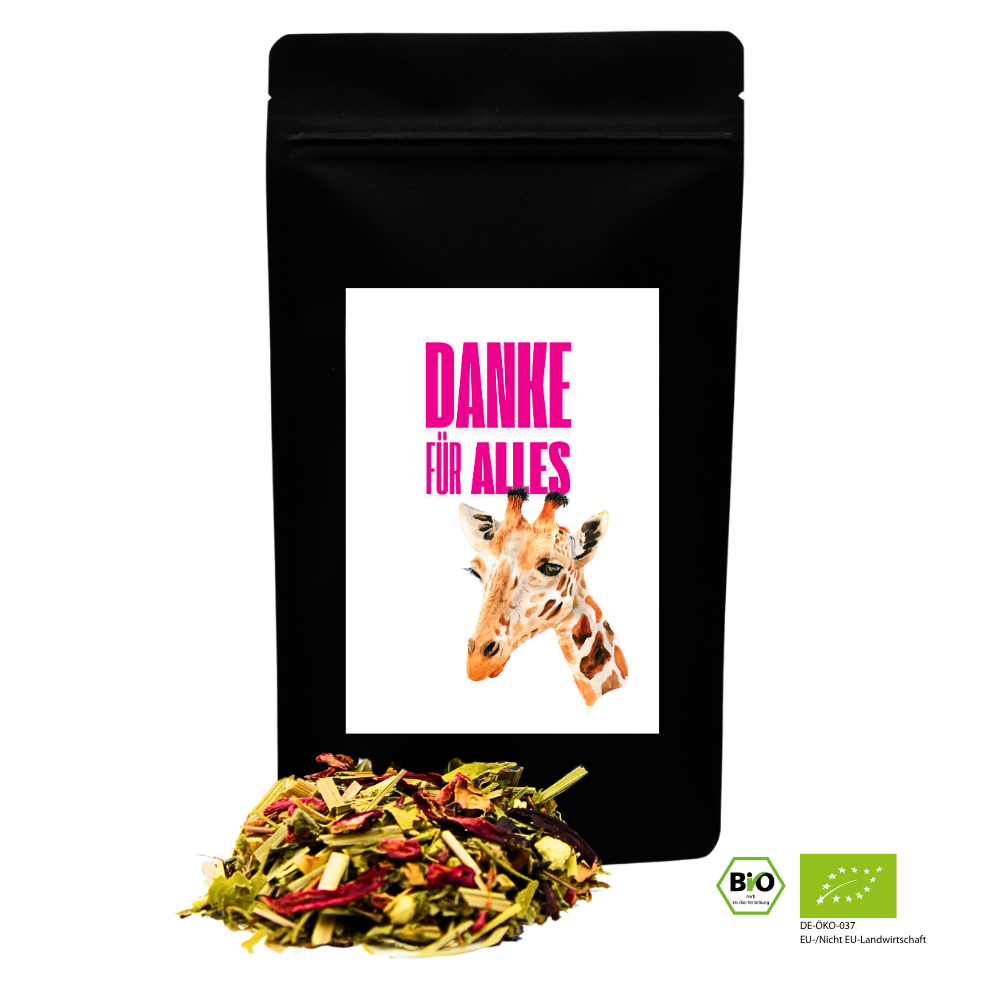 Neon Delights - Danke für Alles (Giraffe) - Bio Kräutertee