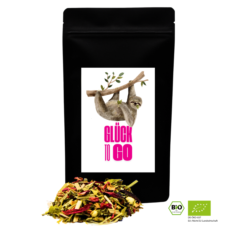 Neon Delights - Glück to Go (Faultier) - Bio Kräutertee