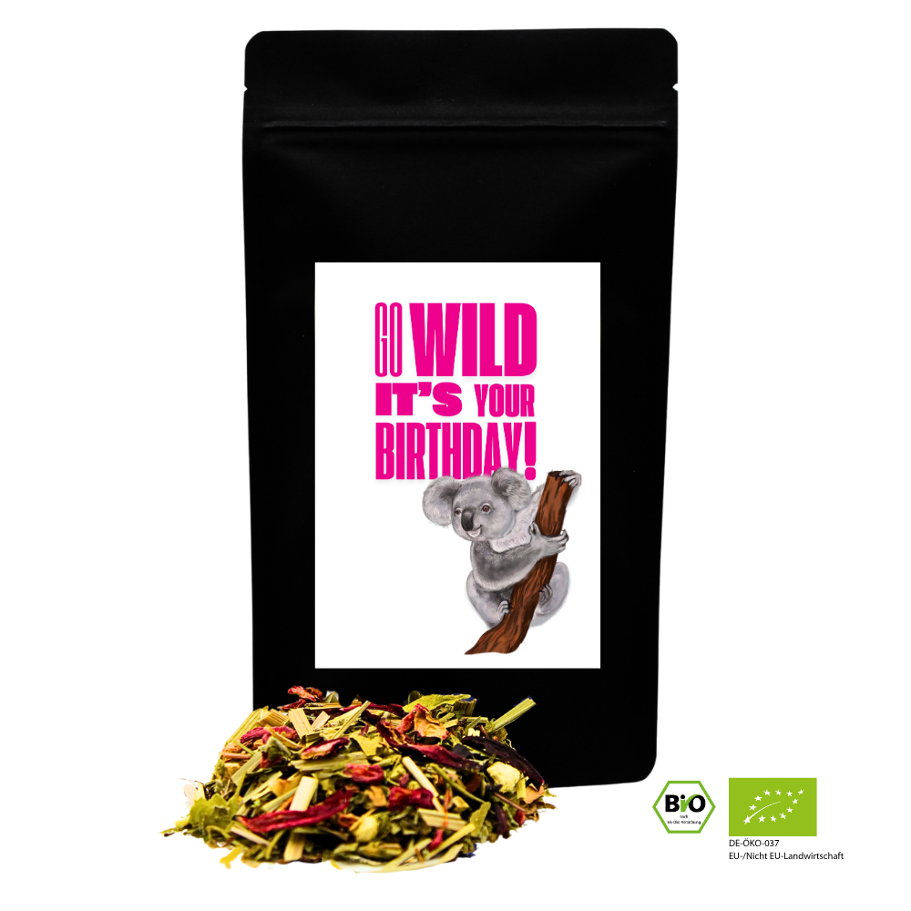 Neon Delights - Go Wild Birthday (Koala) - Bio Kräutertee