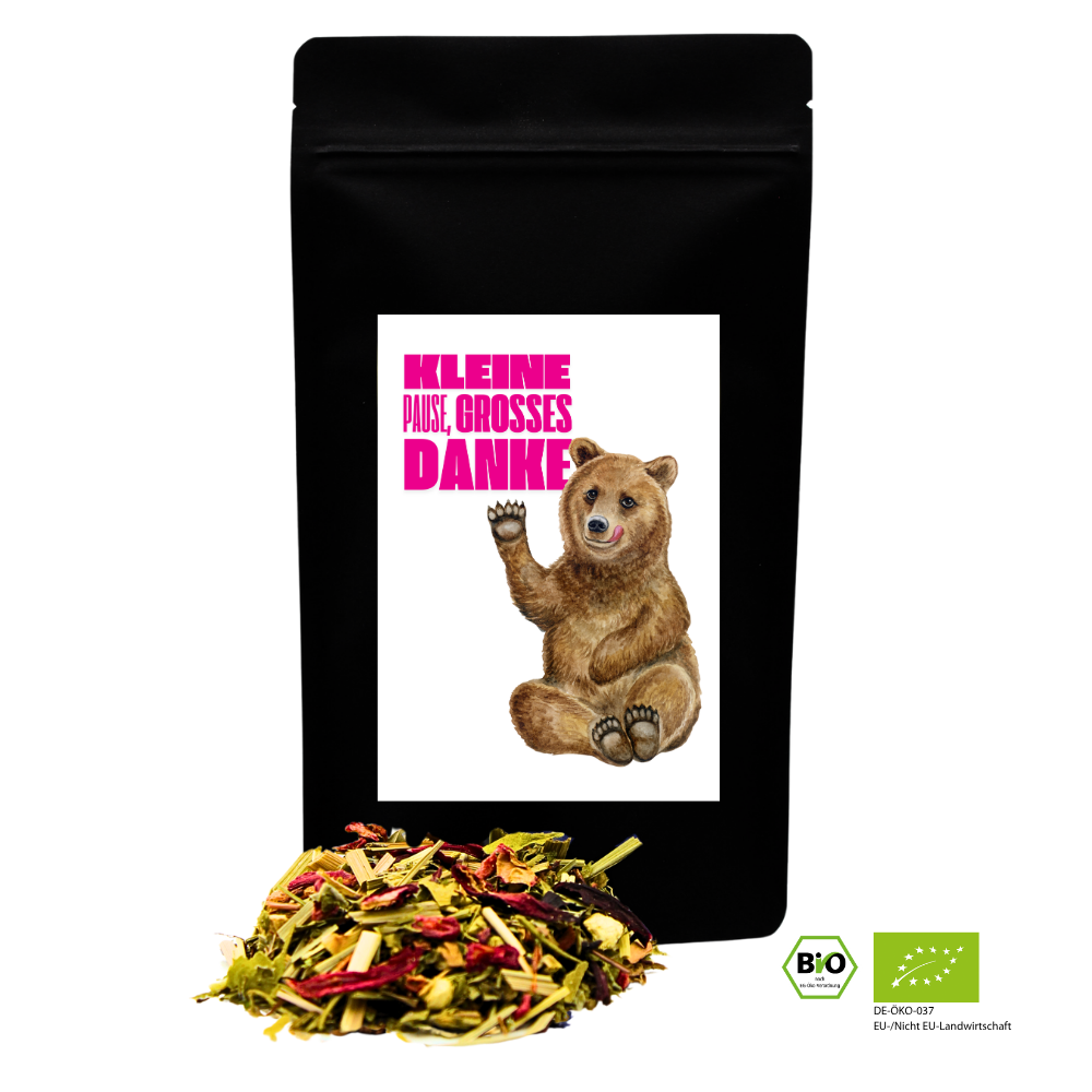 Neon Delights - Kleine Pause Großes Danke (Bär) - Bio Kräutertee