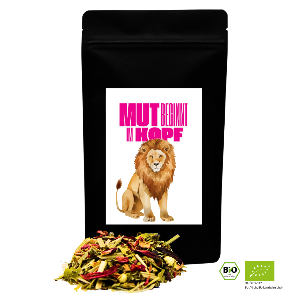 Neon Delights - Mut beginnt im Kopf (Löwe) - Bio Kräutertee