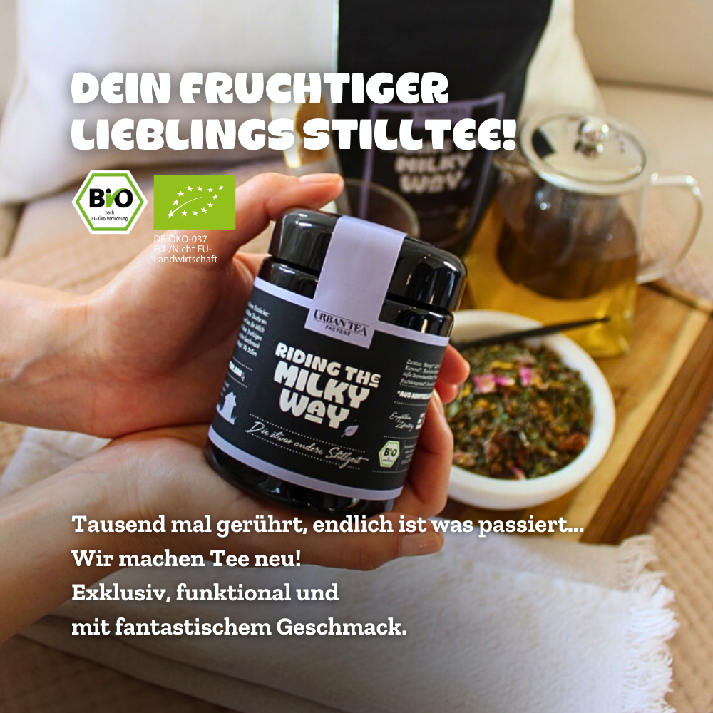 Riding the Milkyway - Der etwas andere Bio Stilltee - Buffetglas - 120g