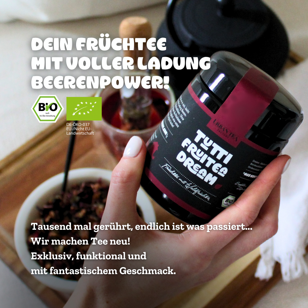 Tutti Fruitea Dream - Bio Früchtetee mit Waldfrüchten - Buffetglas - 90g