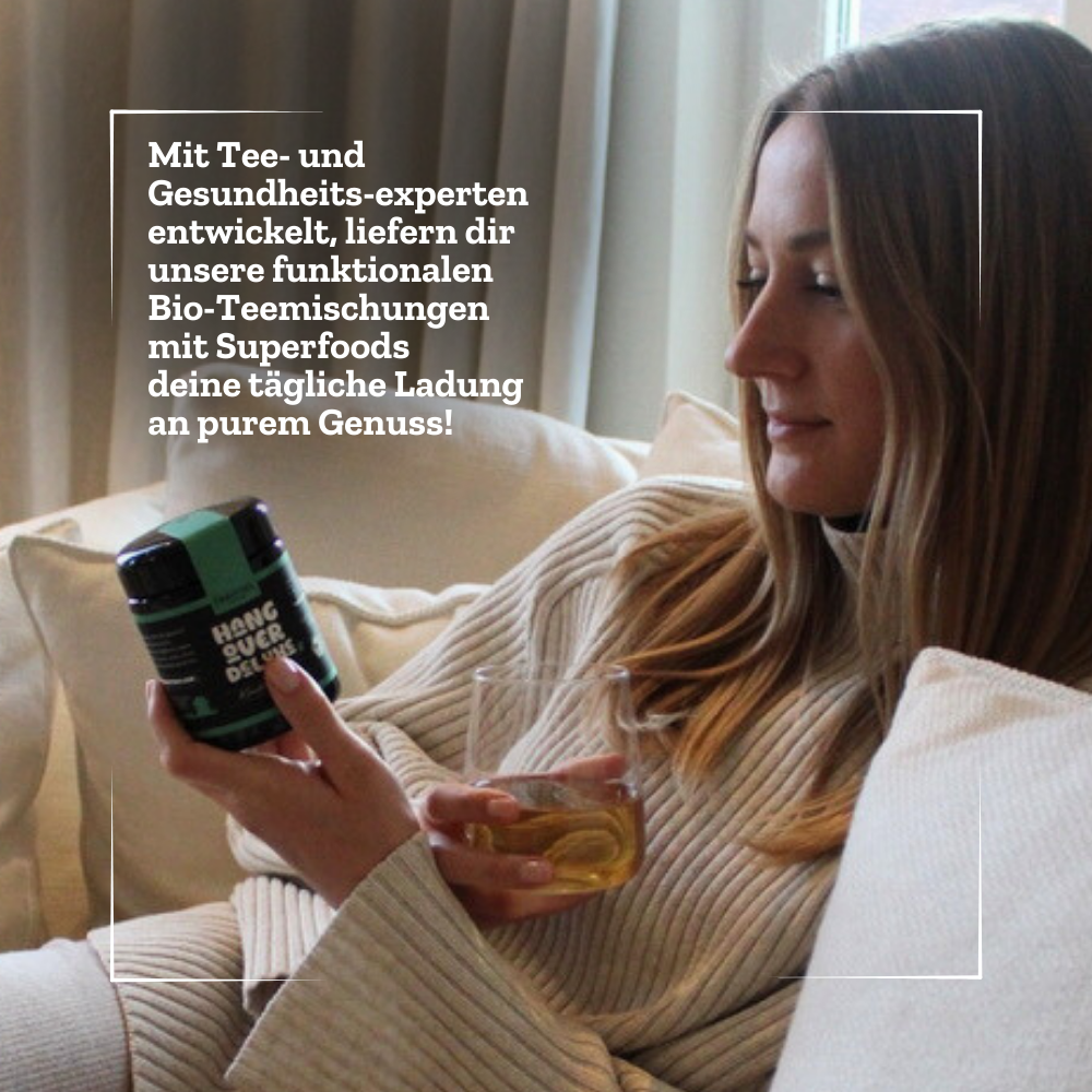 Hangover Deluxe - Bio Kräuterteemischung - Buffetglas - 90g