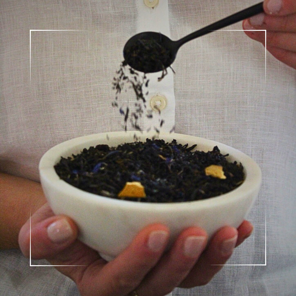 Earl Grey Deluxe - Bio Schwarzteemischung mit Kornblumen - Buffetglas - 90g