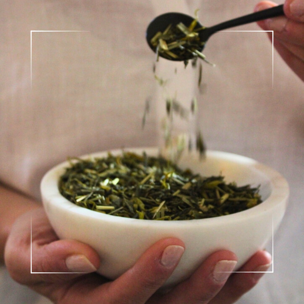Natural Matcha High - Grünteemischung mit Matcha & Zitronengras - 80g - Bio