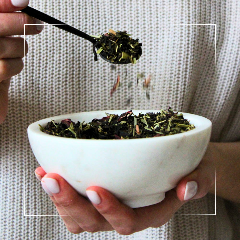 Talk Dirty to Me - Bio Schwarzteemischung mit Maca & Ginseng - Buffetglas - 90g