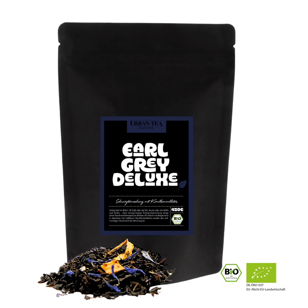 Earl Grey Deluxe - Bio Schwarzteemischung mit Kornblumen - Gastrobeutel - 450g