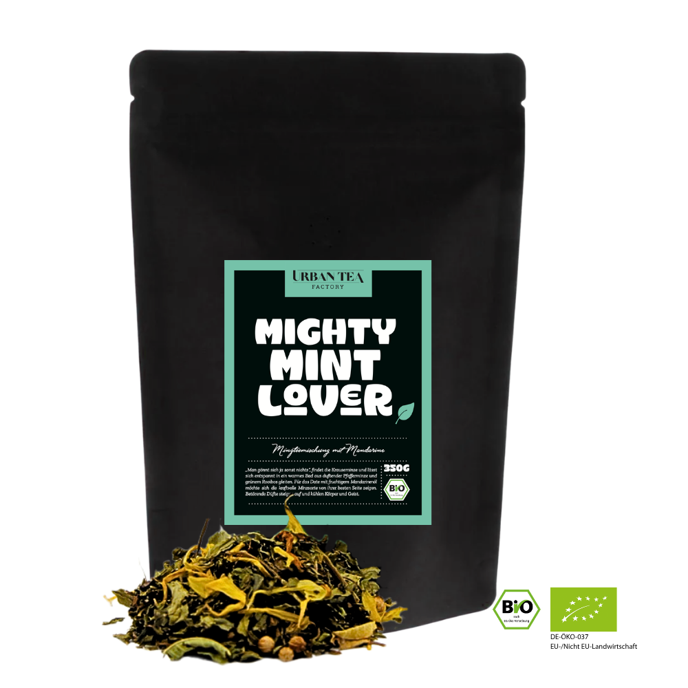 Mighty Mint Lover - Bio Minzteemischung mit Mandarine - Gastrobeutel - 350g