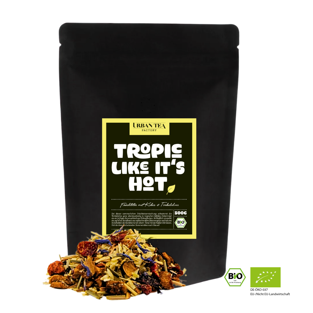 Tropic Like It's Hot - Bio Früchtetee mit Himbeer & Tonkabohne - Gastrobeutel - 500g