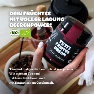 
                  
                    Tutti Fruitea Dream - Früchtetee mit Waldfrüchten - 90g - Bio
                  
                