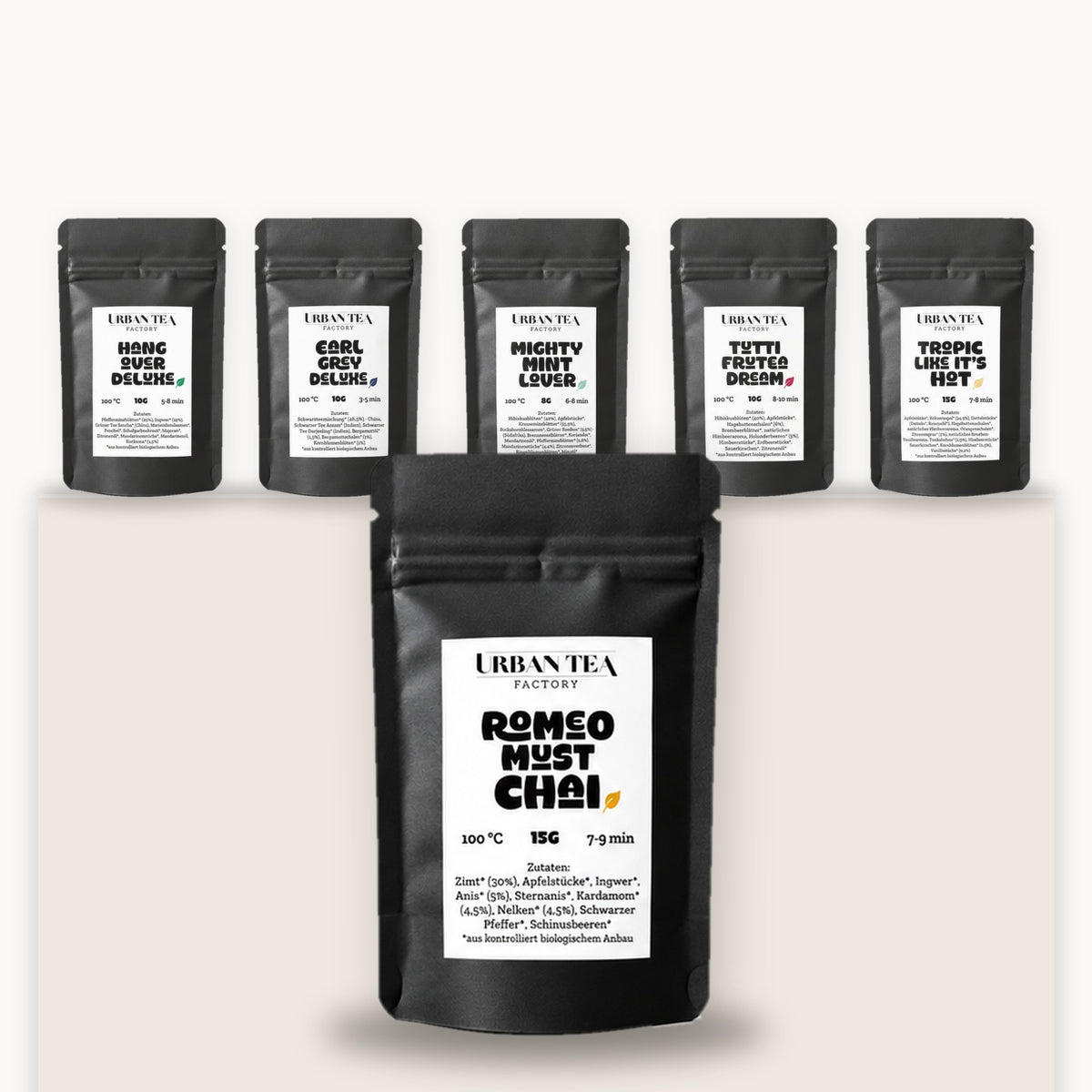 Tester-Set Flavours (Romeo Must Chai)