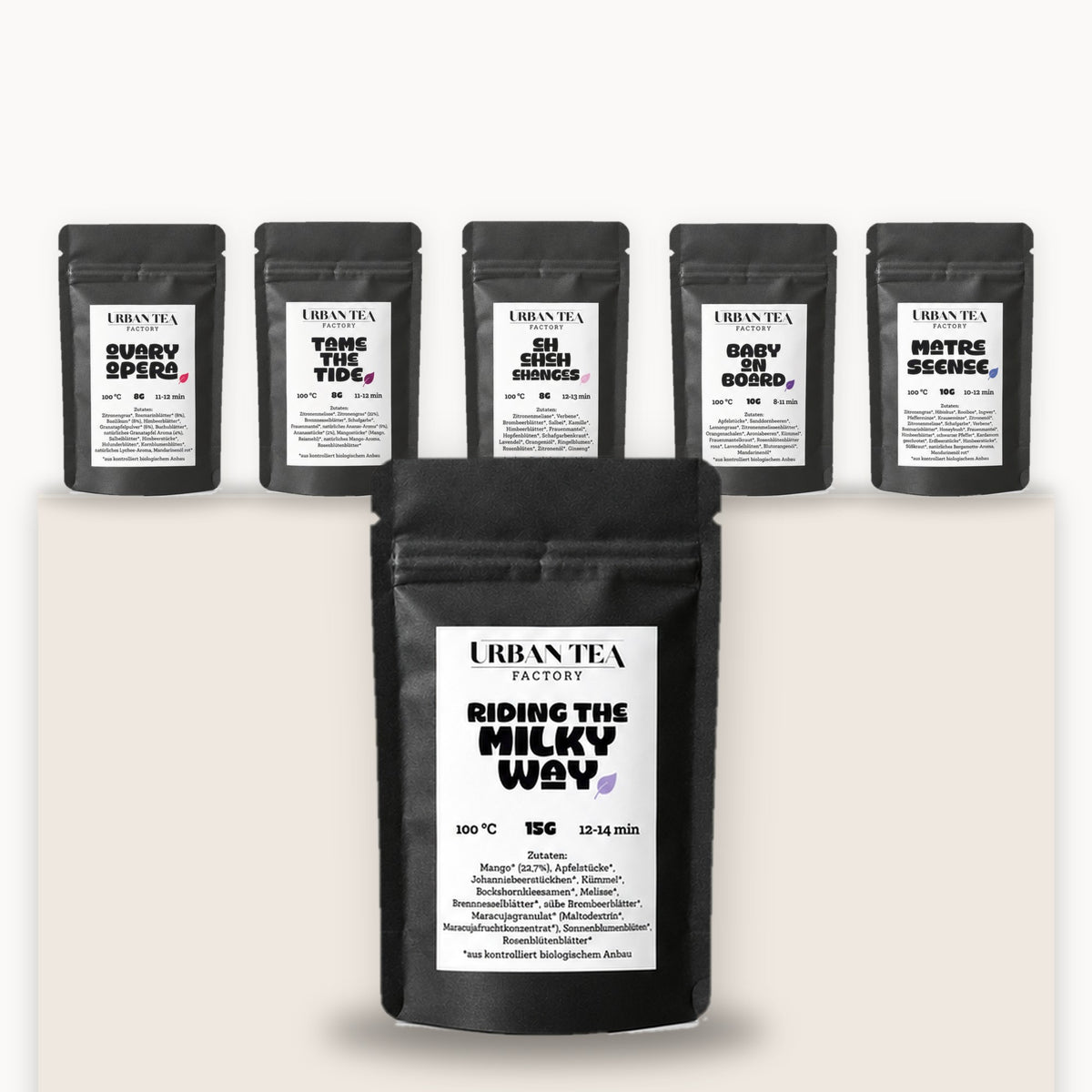 Tester-Set Frauen Tee (Riding the Milkyway)