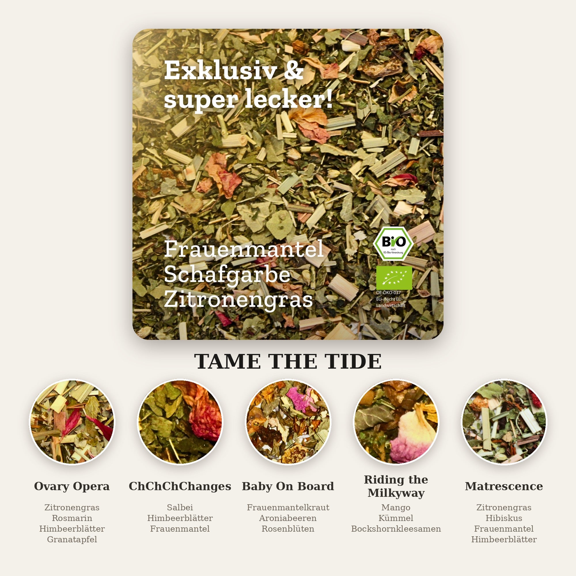 Tester-Set Frauen Tee (Tame the Tide)
