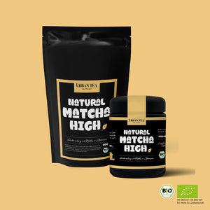 
                  
                    Natural Matcha High - Grünteemischung mit Matcha & Zitronengras - Set - Bio
                  
                