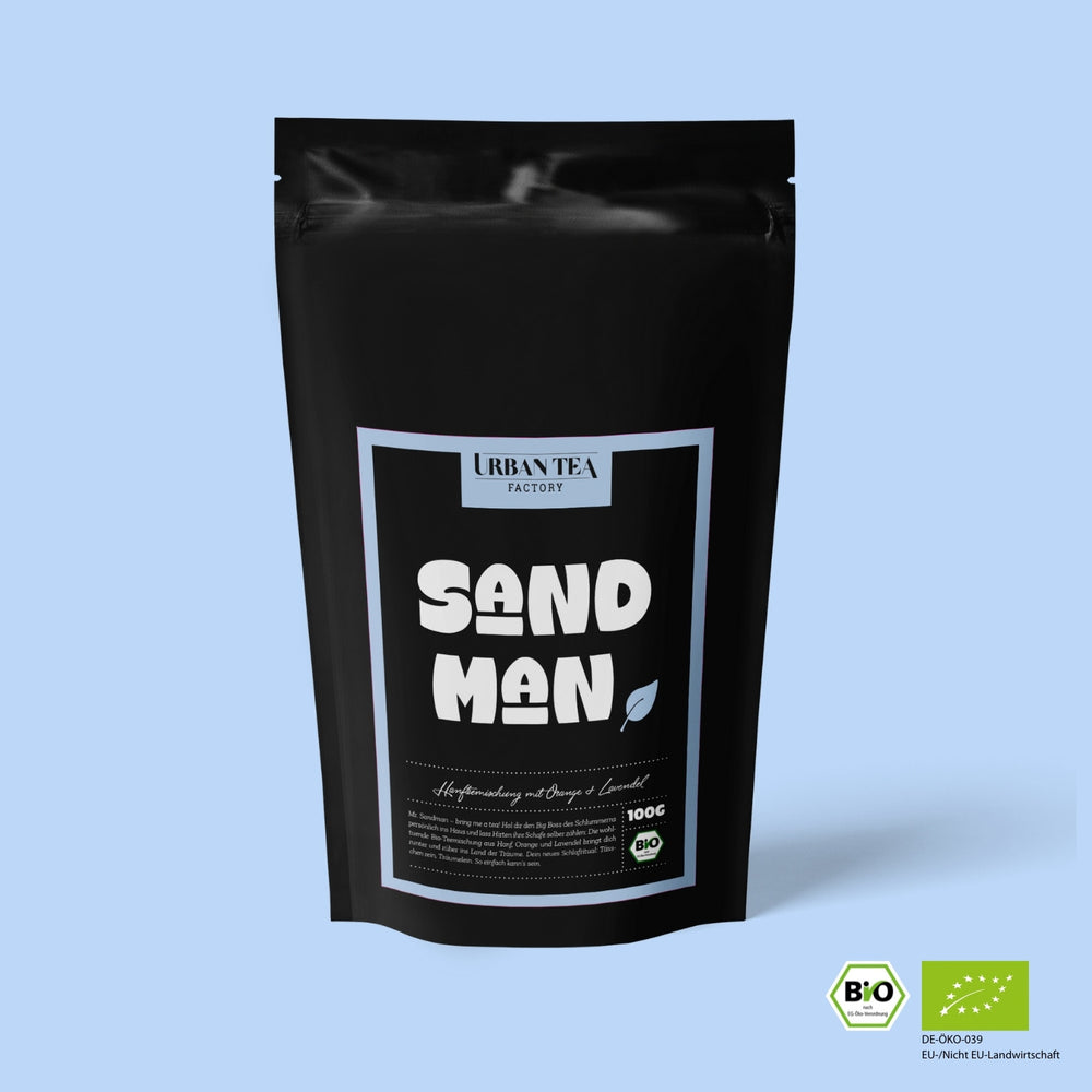 
                  
                    Sandman - Hanfteemischung mit Orange & Lavendel - 100g - Bio
                  
                