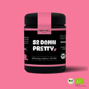 
                  
                    So Damn Pretty - Grünteemischung mit Guarana & Rosenblüten - 50g - Bio
                  
                