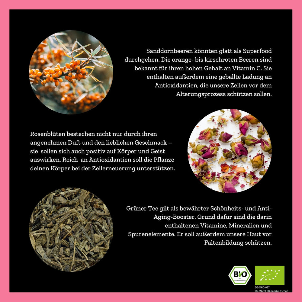 
                  
                    So Damn Pretty - Grünteemischung mit Guarana & Rosenblüten - 50g - Bio
                  
                