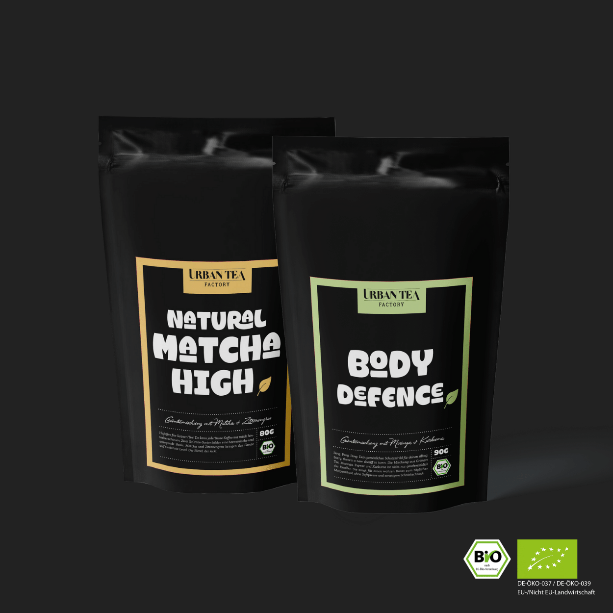 Work Day Power Set (Natural Matcha High, Body Defence) - Bio